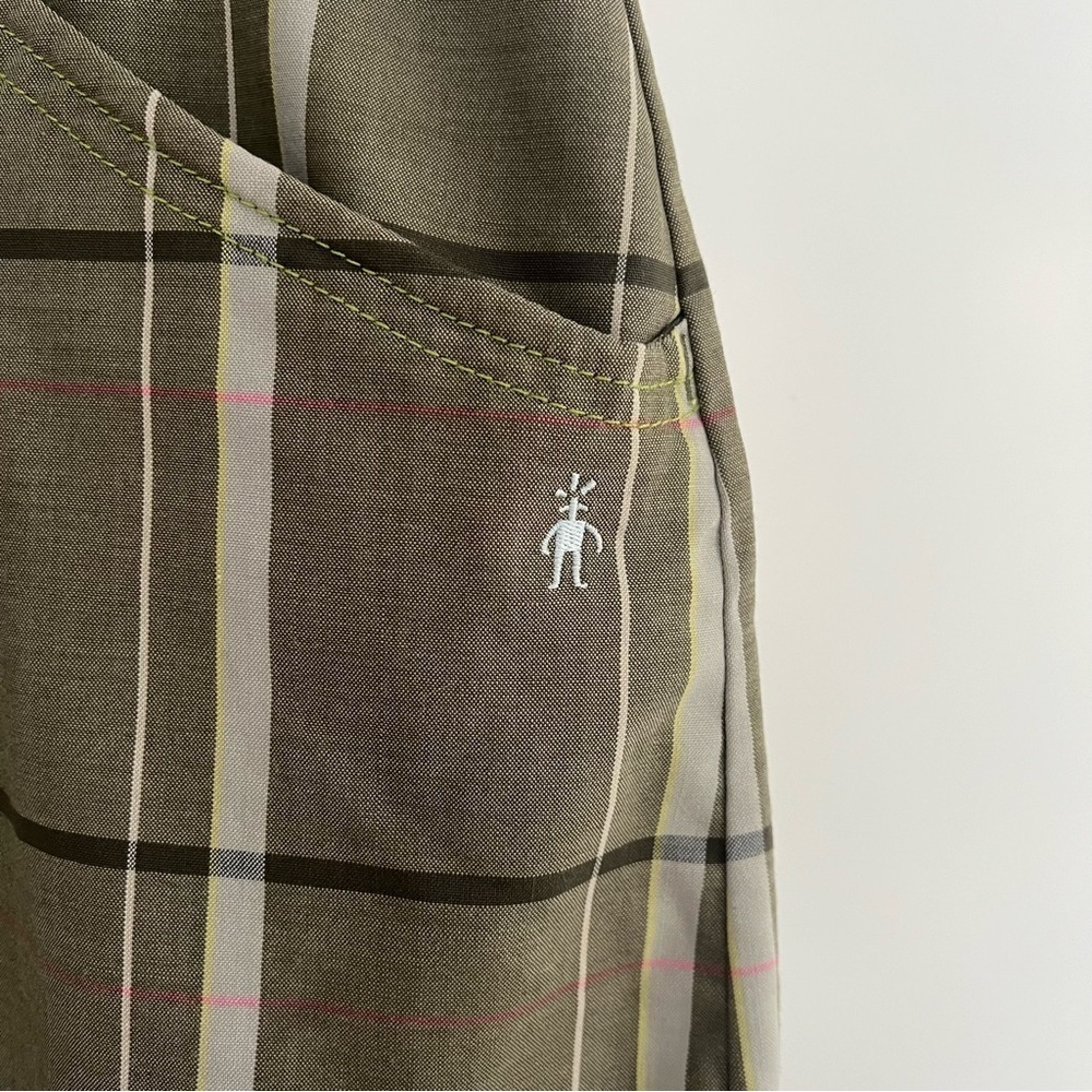 Smartwool Plaid Merino Wool Mini Skirt – Gorpcore Utility Outdoors Preppy - Picture 7 of 15